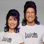 SPIRIT WEAR MVP MULLET WIG IN COLOR PURPLE 273 & BLACK