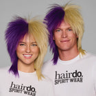 SPIRIT WEAR SPIKY SPIRIT WIG IN COLOR PURPLE 268 & GOLD 4525