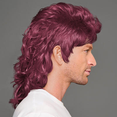 SPIRIT WEAR MVP MULLET WIG IN COLOR MAROON 505