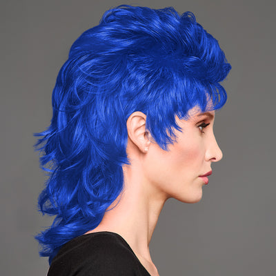 SPIRIT WEAR MVP MULLET WIG IN COLOR BLUE 661