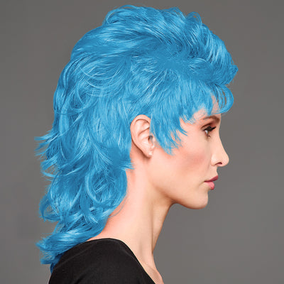 SPIRIT WEAR MVP MULLET WIG IN COLOR BLUE 542