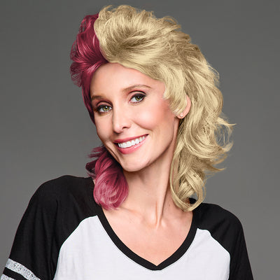 SPIRIT WEAR MVP MULLET WIG IN COLOR GARNET 195 & GOLD 7502