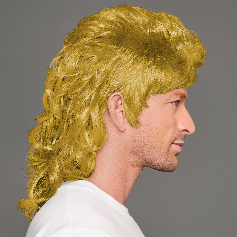 SPIRIT WEAR MVP MULLET WIG IN COLOR GOLD 10121