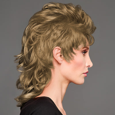 SPIRIT WEAR MVP MULLET WIG IN COLOR GOLD 873 & BLACK