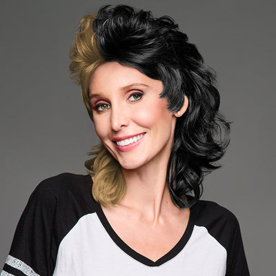 SPIRIT WEAR MVP MULLET WIG IN COLOR GOLD 873 & BLACK