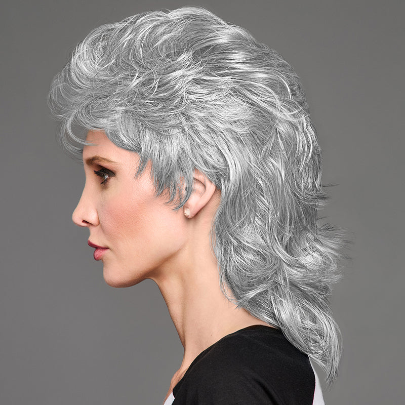 SPIRIT WEAR MVP MULLET WIG IN COLOR GRAY 427