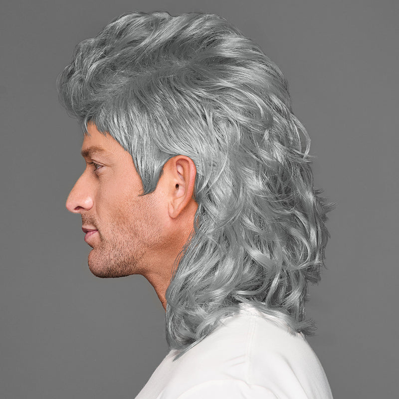 SPIRIT WEAR MVP MULLET WIG IN COLOR GRAY 427