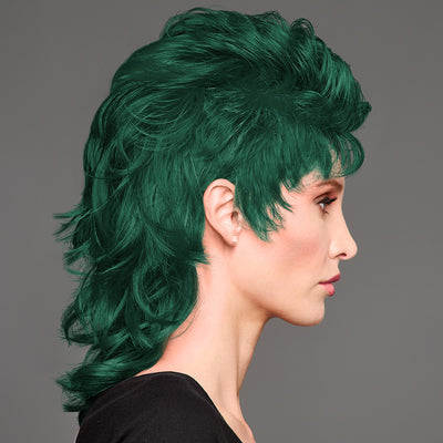 SPIRIT WEAR MVP MULLET WIG IN COLOR GREEN 567