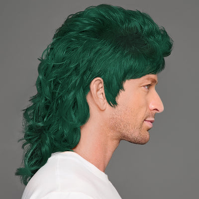 SPIRIT WEAR MVP MULLET WIG IN COLOR GREEN 567
