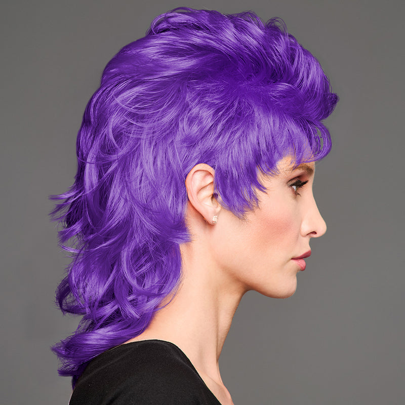 SPIRIT WEAR MVP MULLET WIG IN COLOR PURPLE 268