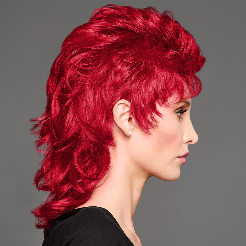 SPIRIT WEAR MVP MULLET WIG IN COLOR RED 186