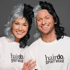SPIRIT WEAR MVP MULLET WIG IN COLOR SILVER 877 & BLACK