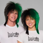 SPIRIT WEAR SPIKY SPIRIT WIG IN COLOR GREEN 7484 & BLACK