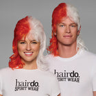SPIRIT WEAR MVP MULLET WIG IN COLOR ORANGE 2028 & WHITE