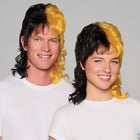 SPIRIT WEAR MVP MULLET WIG IN COLOR GOLD 1235 & BLACK