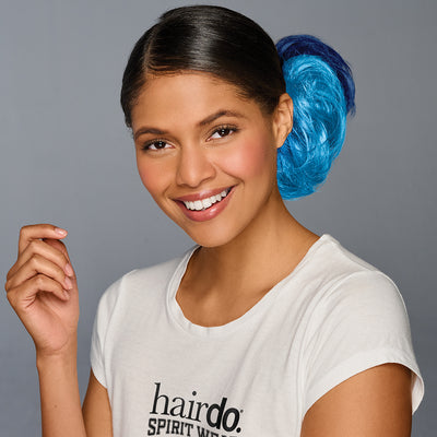 SPIRIT WEAR 2PC HAIR WRAP IN COLOR BLUE 298 & BLUE 281