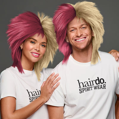 SPIRIT WEAR SPIKY SPIRIT WIG IN COLOR GARNET 195 & GOLD 7502