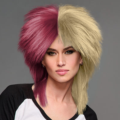 SPIRIT WEAR SPIKY SPIRIT WIG IN COLOR GARNET 195 & GOLD 7502