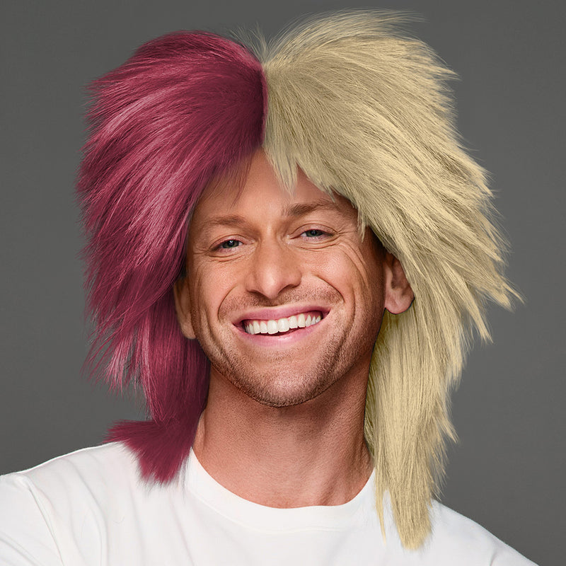SPIRIT WEAR SPIKY SPIRIT WIG IN COLOR GARNET 195 & GOLD 7502