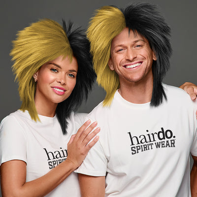 SPIRIT WEAR SPIKY SPIRIT WIG IN COLOR GOLD 10121 & BLACK