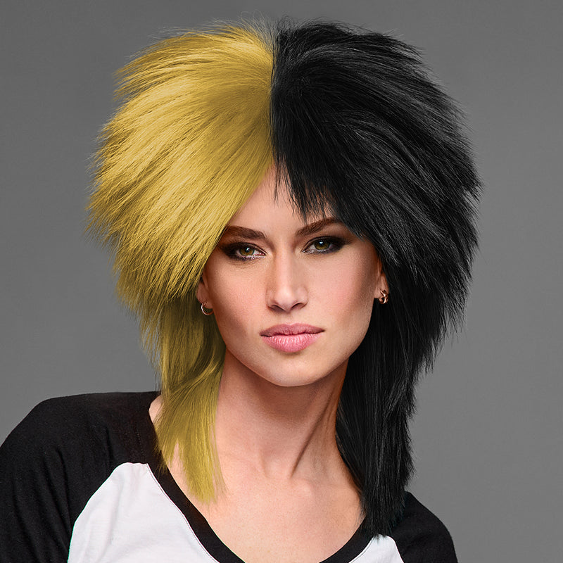 SPIRIT WEAR SPIKY SPIRIT WIG IN COLOR GOLD 10121 & BLACK