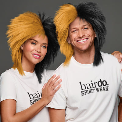 SPIRIT WEAR SPIKY SPIRIT WIG IN COLOR GOLD 124 & BLACK