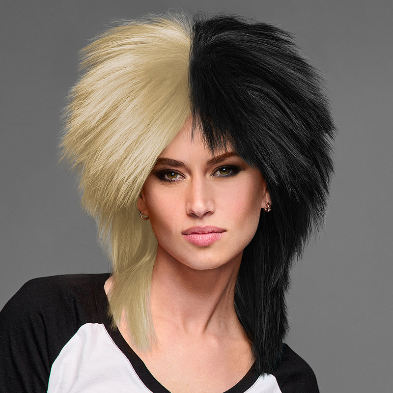 SPIRIT WEAR SPIKY SPIRIT WIG IN COLOR GOLD 7502 & BLACK