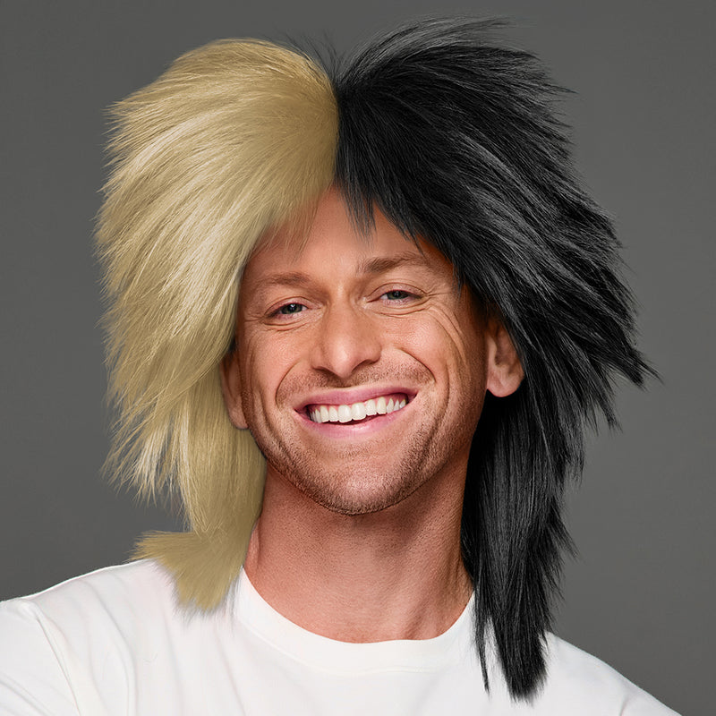 SPIRIT WEAR SPIKY SPIRIT WIG IN COLOR GOLD 7502 & BLACK