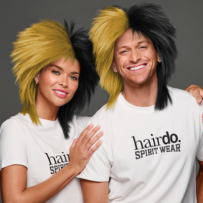 SPIRIT WEAR SPIKY SPIRIT WIG IN COLOR GOLD 8640 & BLACK