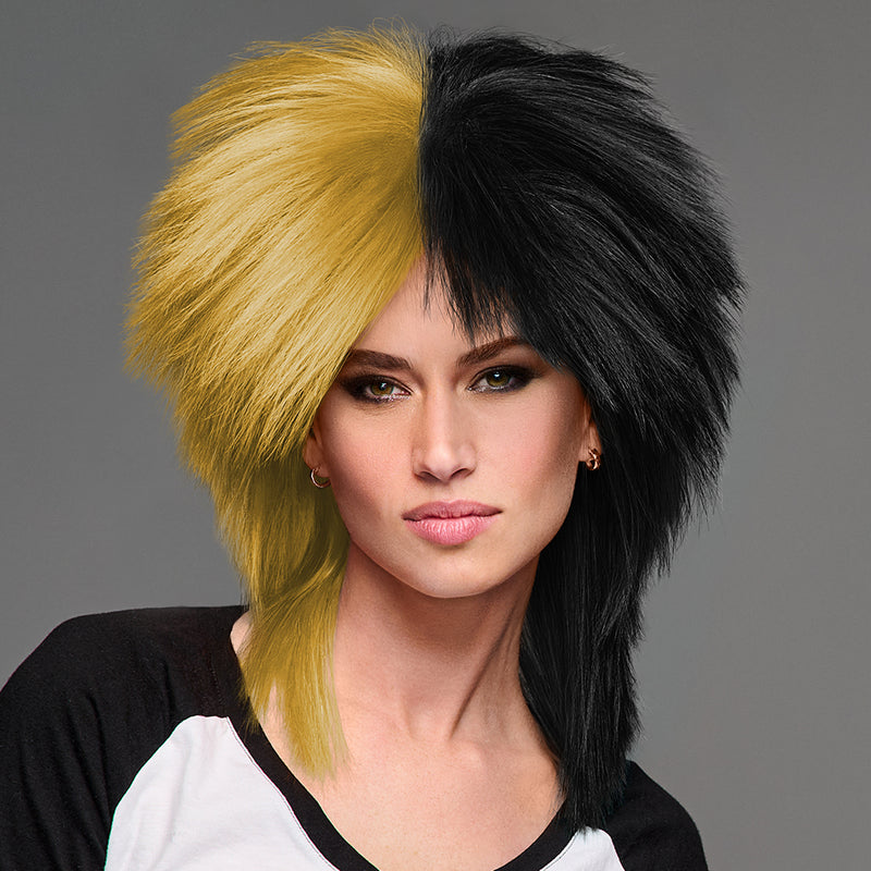 SPIRIT WEAR SPIKY SPIRIT WIG IN COLOR GOLD 8640 & BLACK