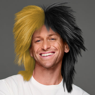 SPIRIT WEAR SPIKY SPIRIT WIG IN COLOR GOLD 8640 & BLACK