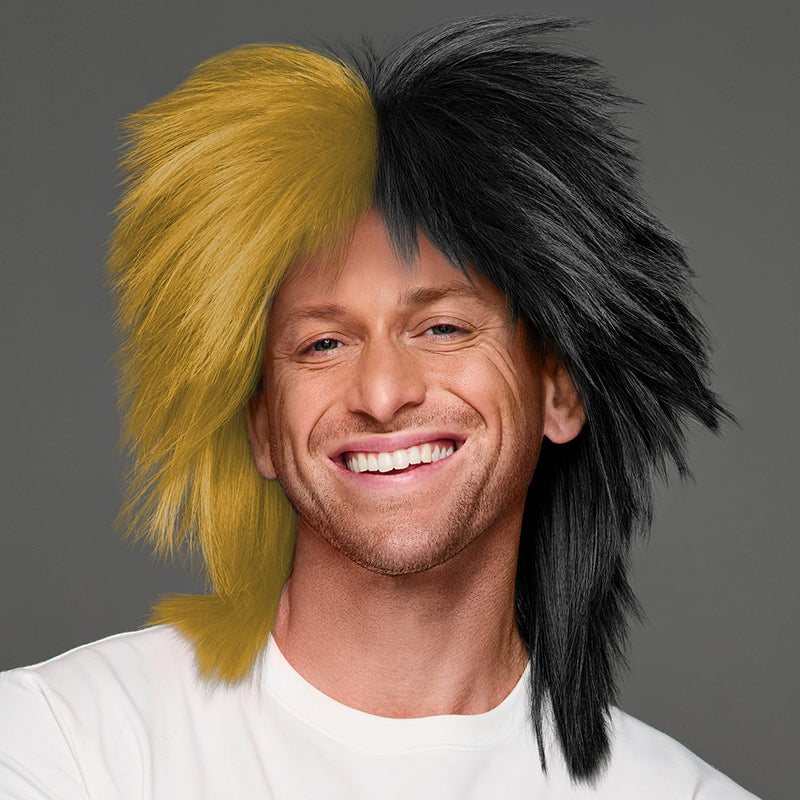 SPIRIT WEAR SPIKY SPIRIT WIG IN COLOR GOLD 8640 & BLACK