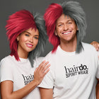 SPIRIT WEAR SPIKY SPIRIT WIG IN COLOR RED 7427 & GRAY 424