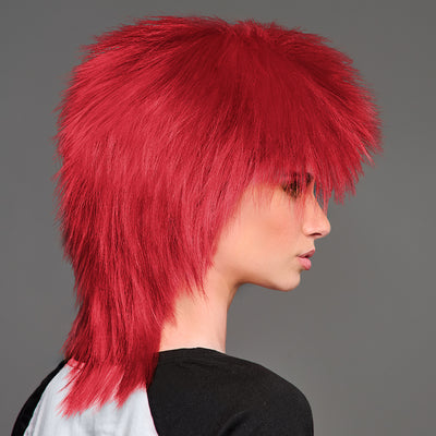 SPIRIT WEAR SPIKY SPIRIT WIG IN COLOR RED 200