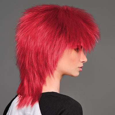 SPIRIT WEAR SPIKY SPIRIT WIG IN COLOR RED 201