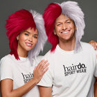 SPIRIT WEAR SPIKY SPIRIT WIG IN COLOR RED 201 & CREAM 663