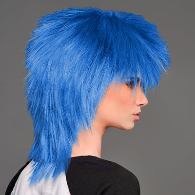SPIRIT WEAR SPIKY SPIRIT WIG IN COLOR BLUE 2386