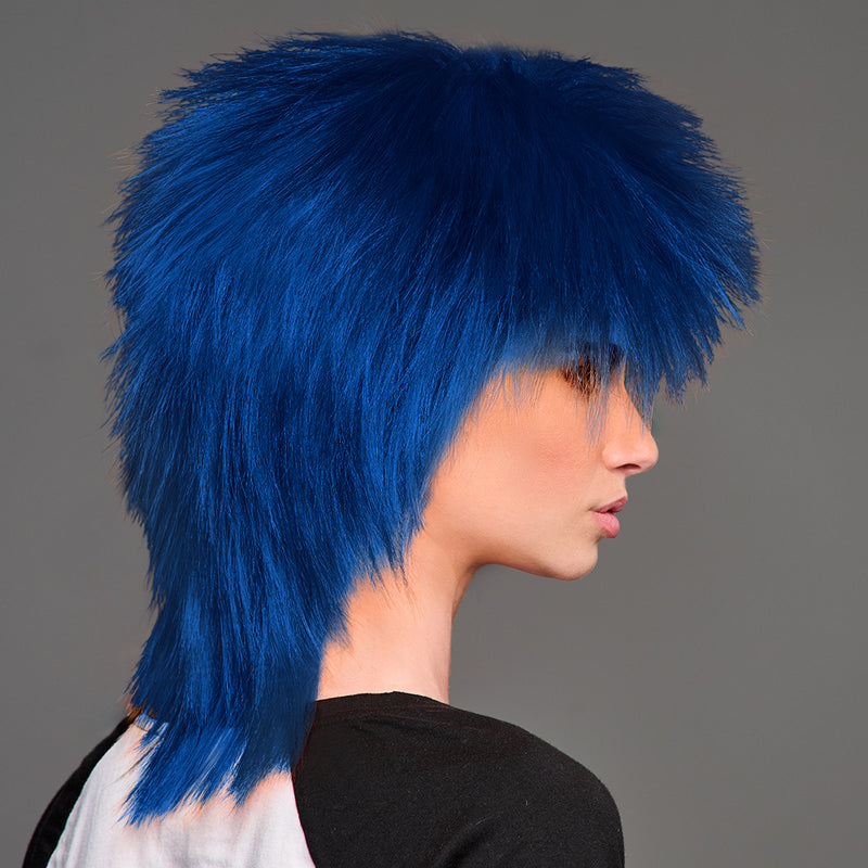 SPIRIT WEAR SPIKY SPIRIT WIG IN COLOR BLUE 282