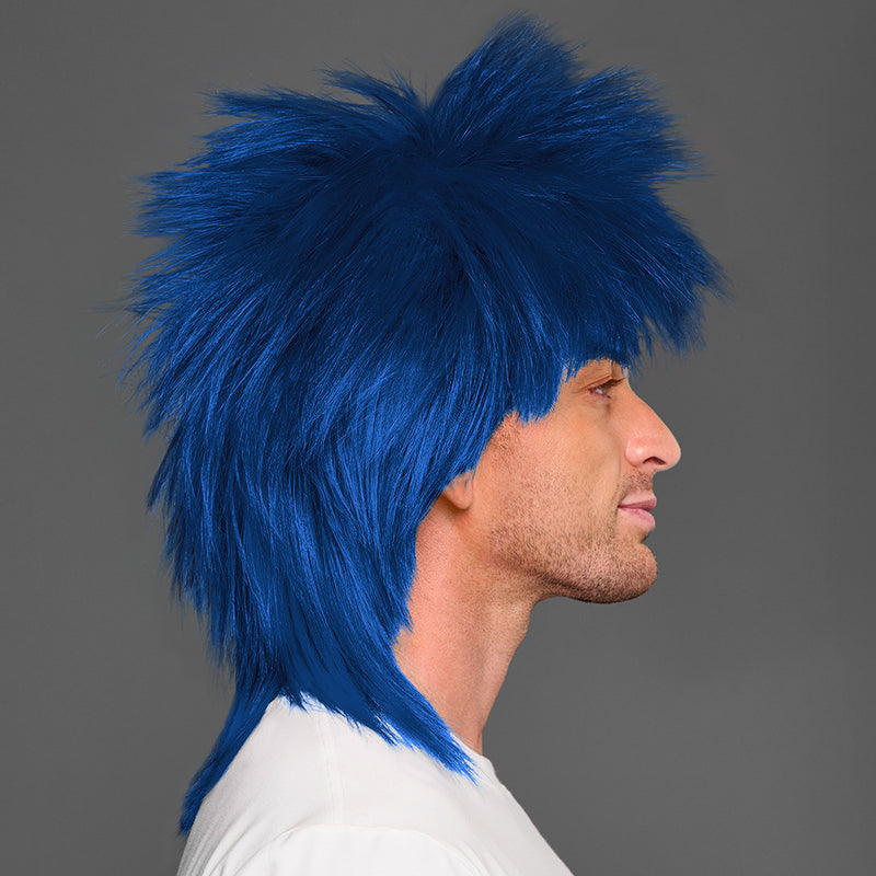 SPIRIT WEAR SPIKY SPIRIT WIG IN COLOR BLUE 282