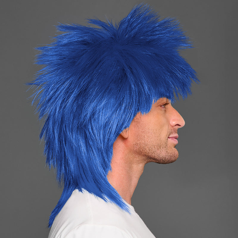 SPIRIT WEAR SPIKY SPIRIT WIG IN COLOR BLUE 661