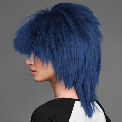 SPIRIT WEAR SPIKY SPIRIT WIG IN COLOR BLUE 2767