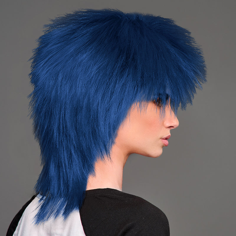 SPIRIT WEAR SPIKY SPIRIT WIG IN COLOR BLUE 2767