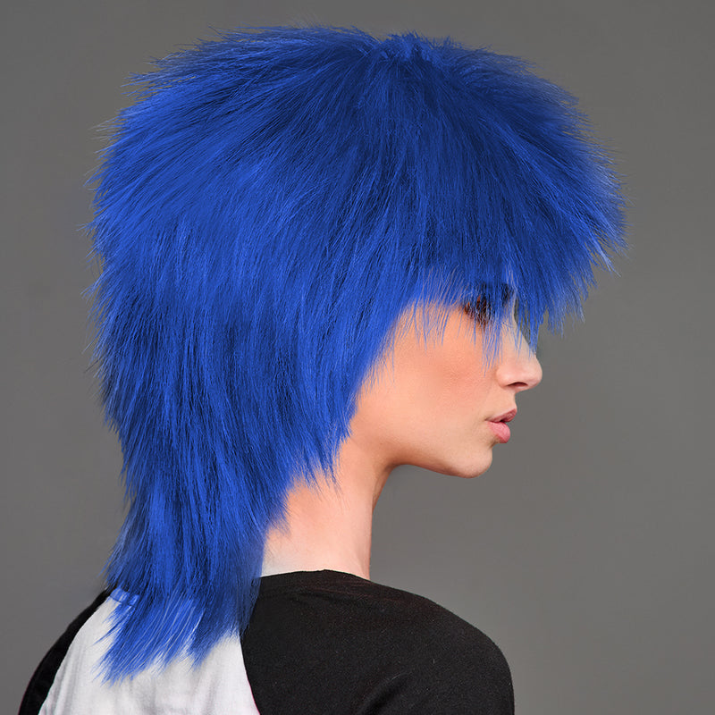 SPIRIT WEAR SPIKY SPIRIT WIG IN COLOR BLUE 287