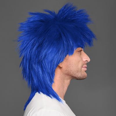 SPIRIT WEAR SPIKY SPIRIT WIG IN COLOR BLUE 287