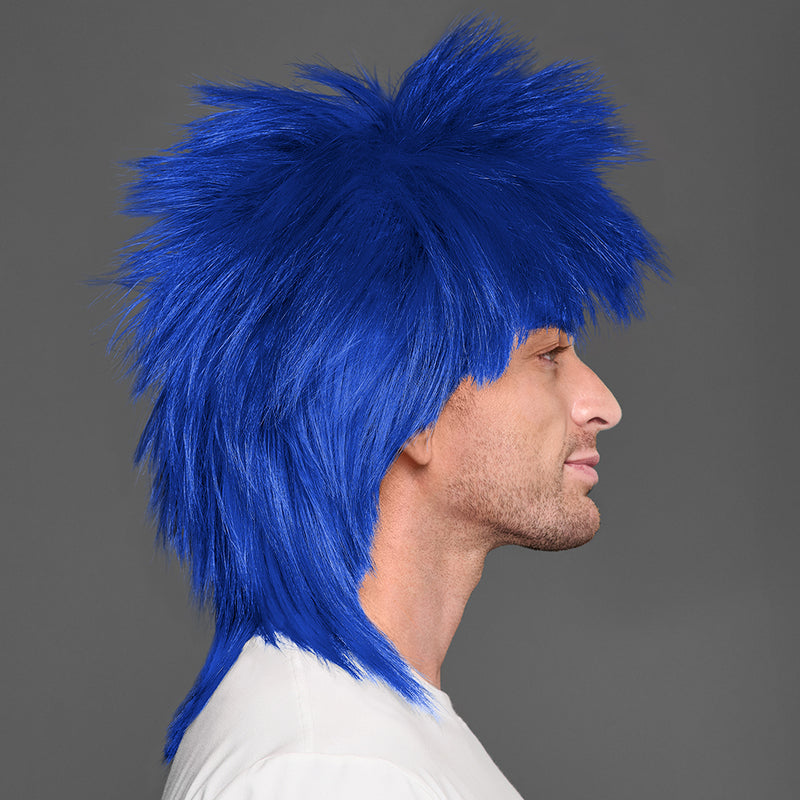 SPIRIT WEAR SPIKY SPIRIT WIG IN COLOR BLUE 287