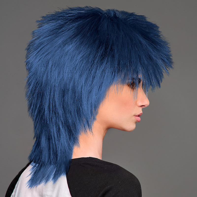 SPIRIT WEAR SPIKY SPIRIT WIG IN COLOR BLUE 289
