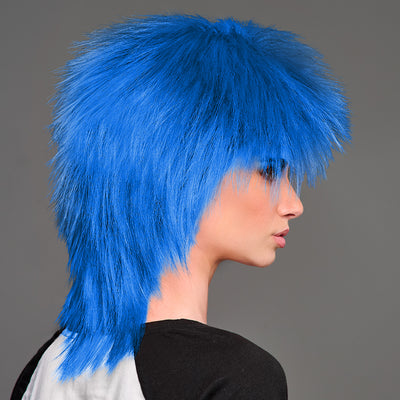 SPIRIT WEAR SPIKY SPIRIT WIG IN COLOR BLUE 2935