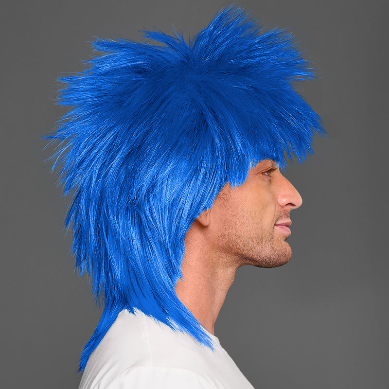 SPIRIT WEAR SPIKY SPIRIT WIG IN COLOR BLUE 2935