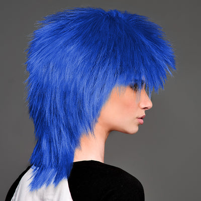 SPIRIT WEAR SPIKY SPIRIT WIG IN COLOR BLUE 293