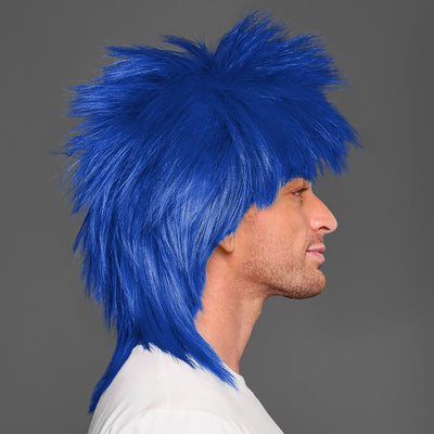 SPIRIT WEAR SPIKY SPIRIT WIG IN COLOR BLUE 293